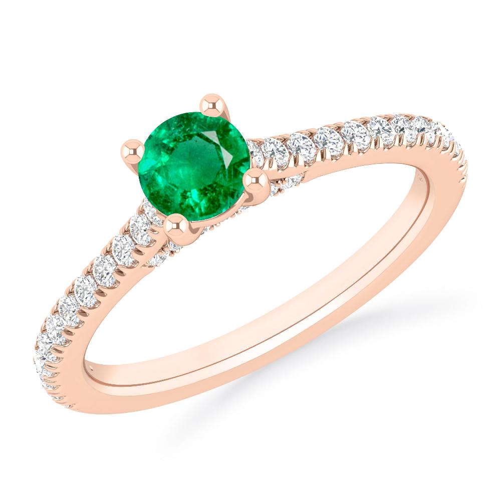 Rose Gold - Emerald