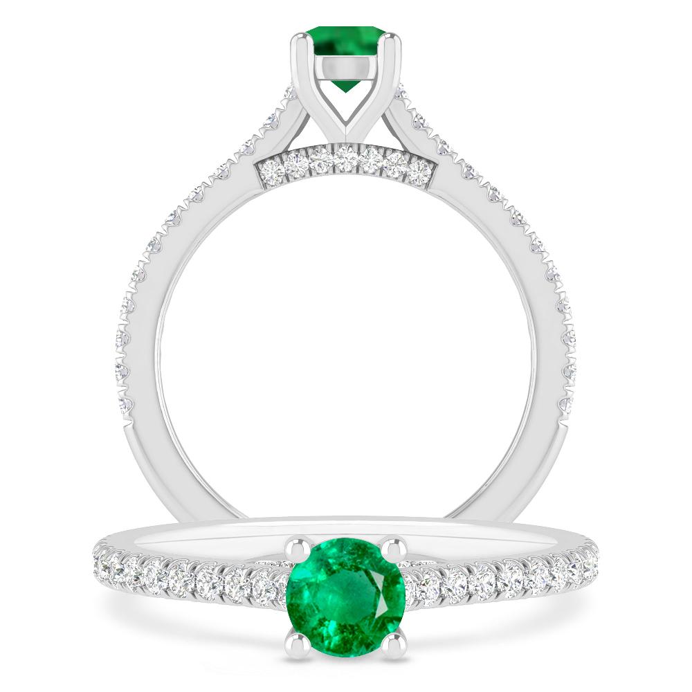 White Gold - Emerald