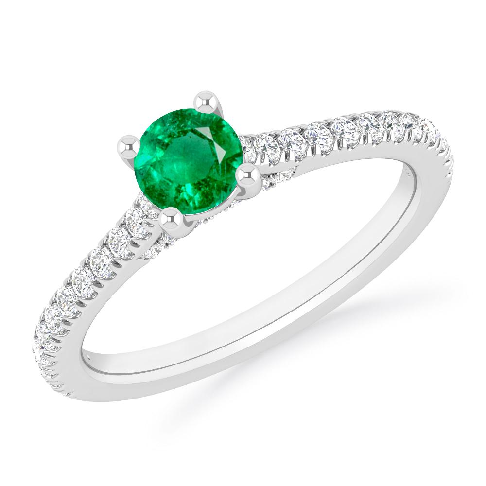 White Gold - Emerald