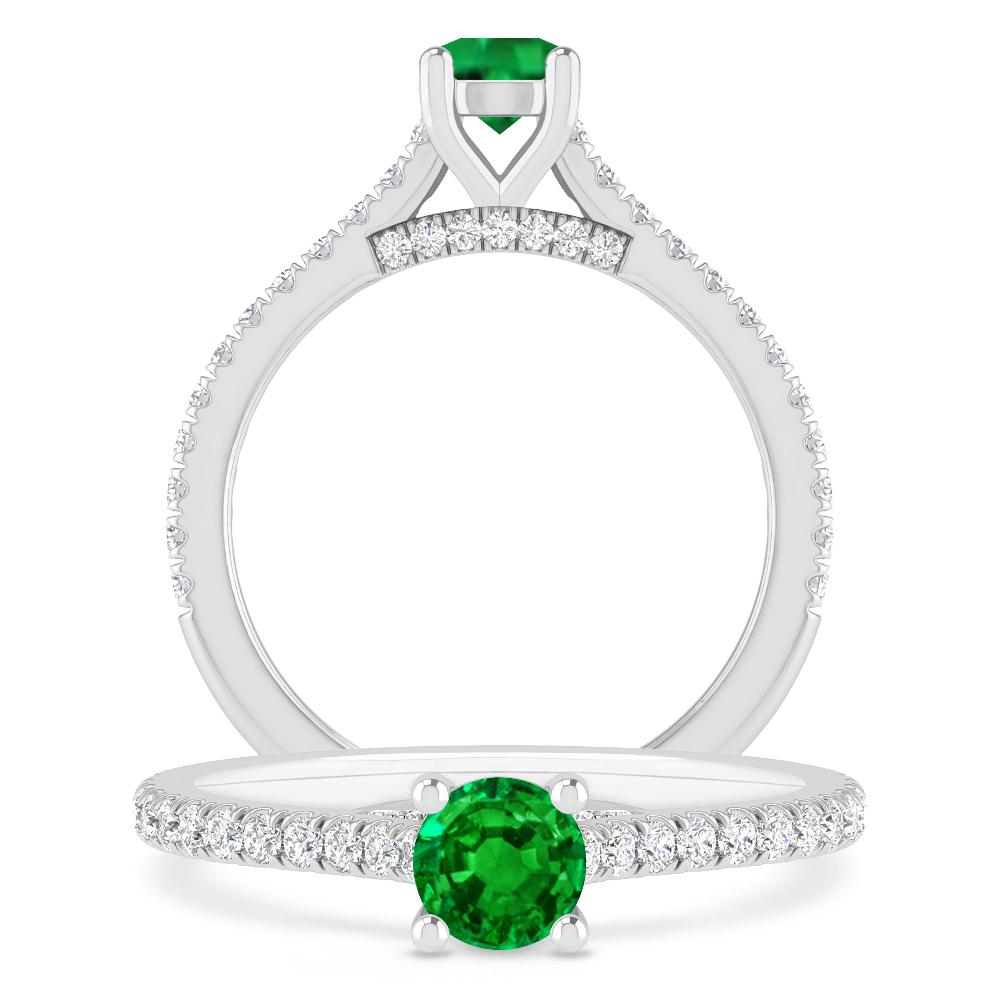 White Gold - Emerald