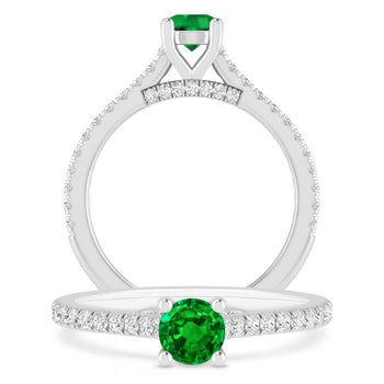 White Gold - Emerald