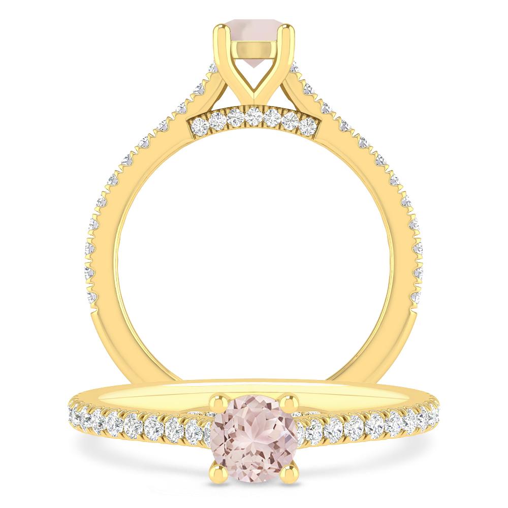 Yellow Gold - Morganite