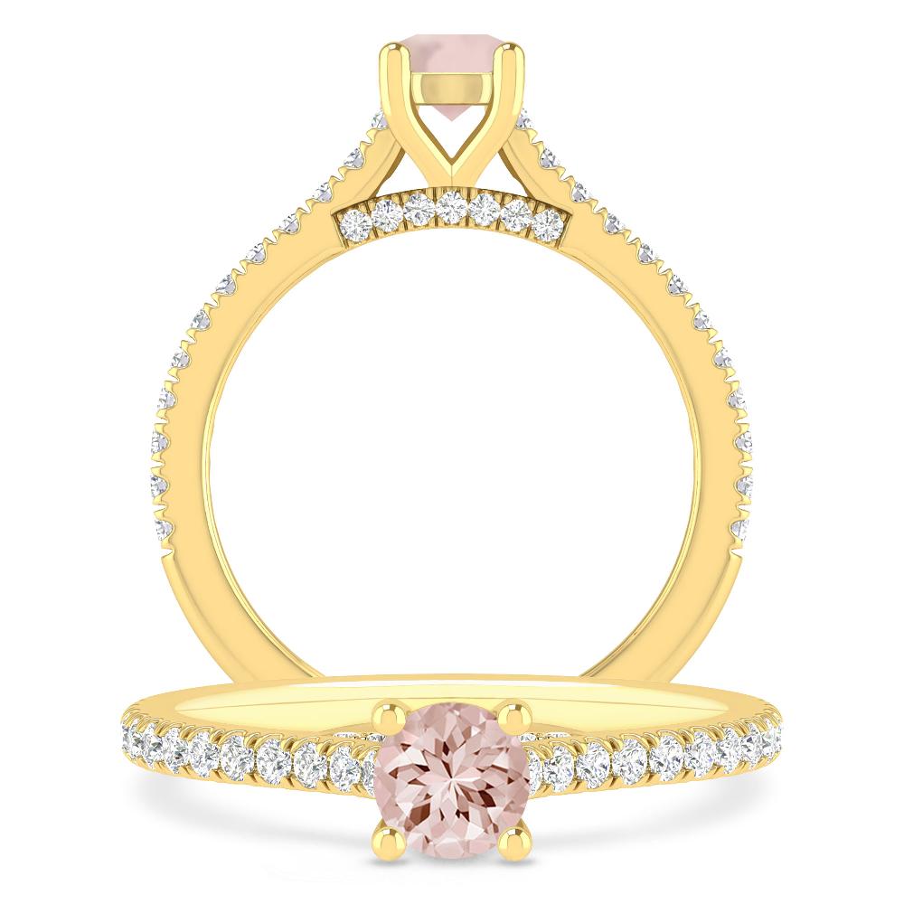 Yellow Gold - Morganite