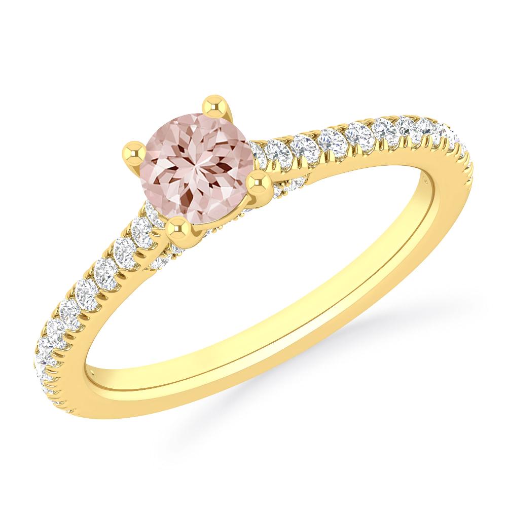 Yellow Gold - Morganite