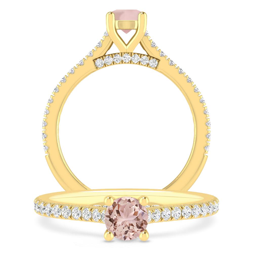 Yellow Gold - Morganite