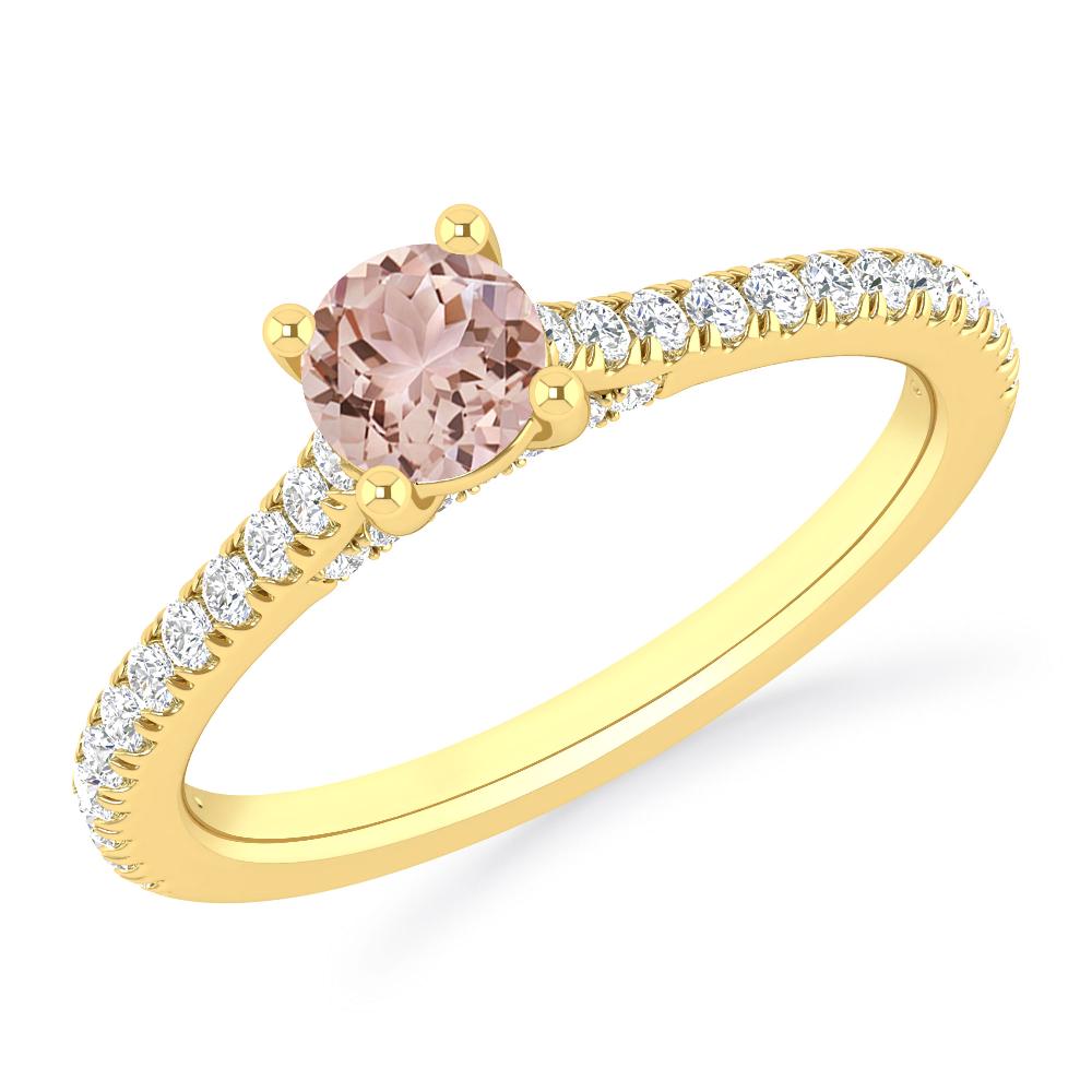 Yellow Gold - Morganite