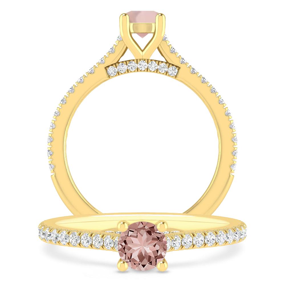 Yellow Gold - Morganite