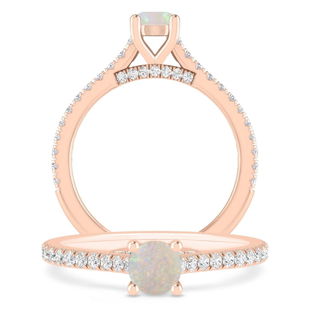 Rose Gold - Opal