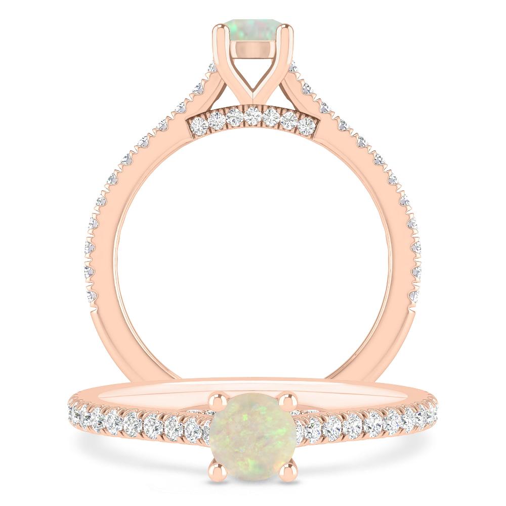 Rose Gold - Opal