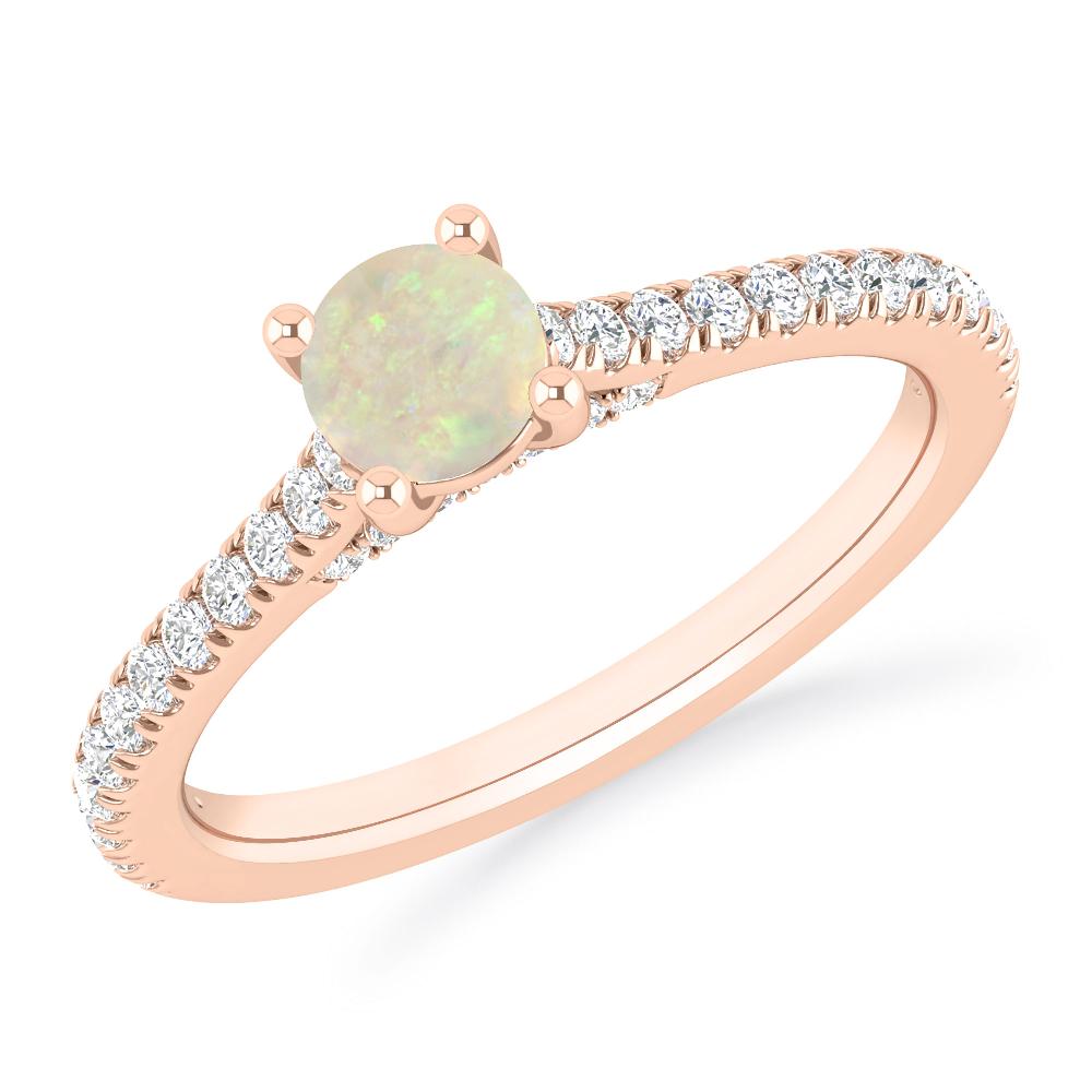 Rose Gold - Opal