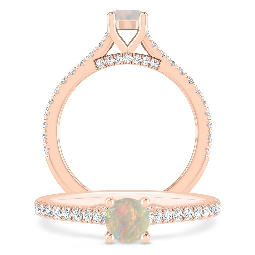 Rose Gold - Opal