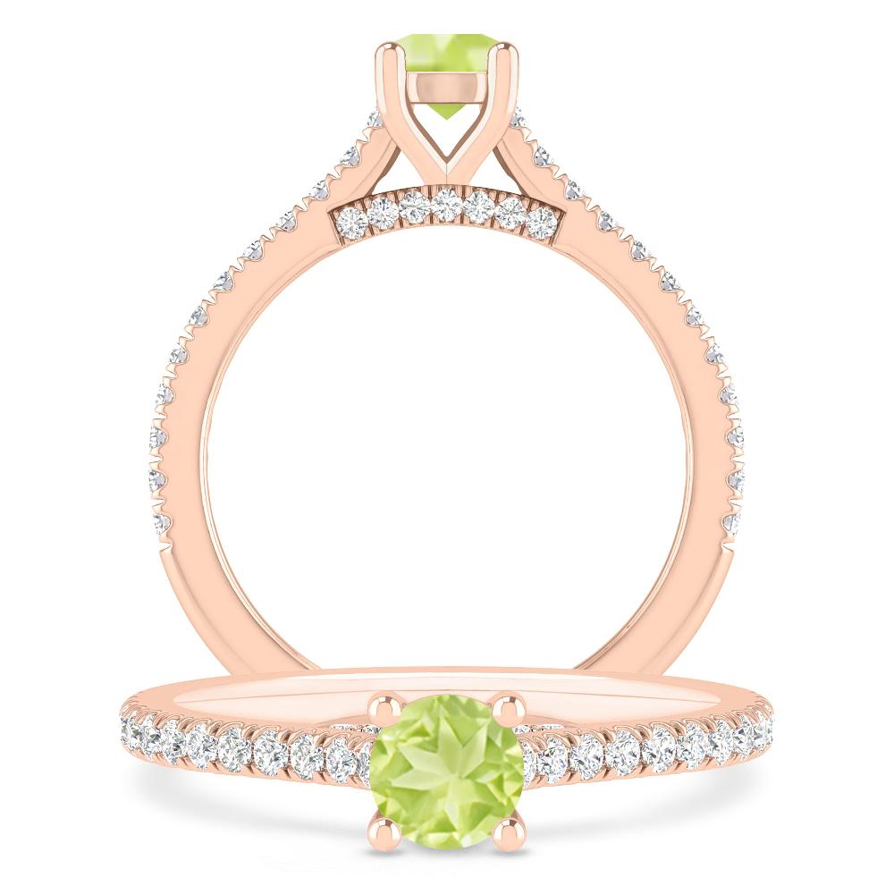 Rose Gold - Peridot