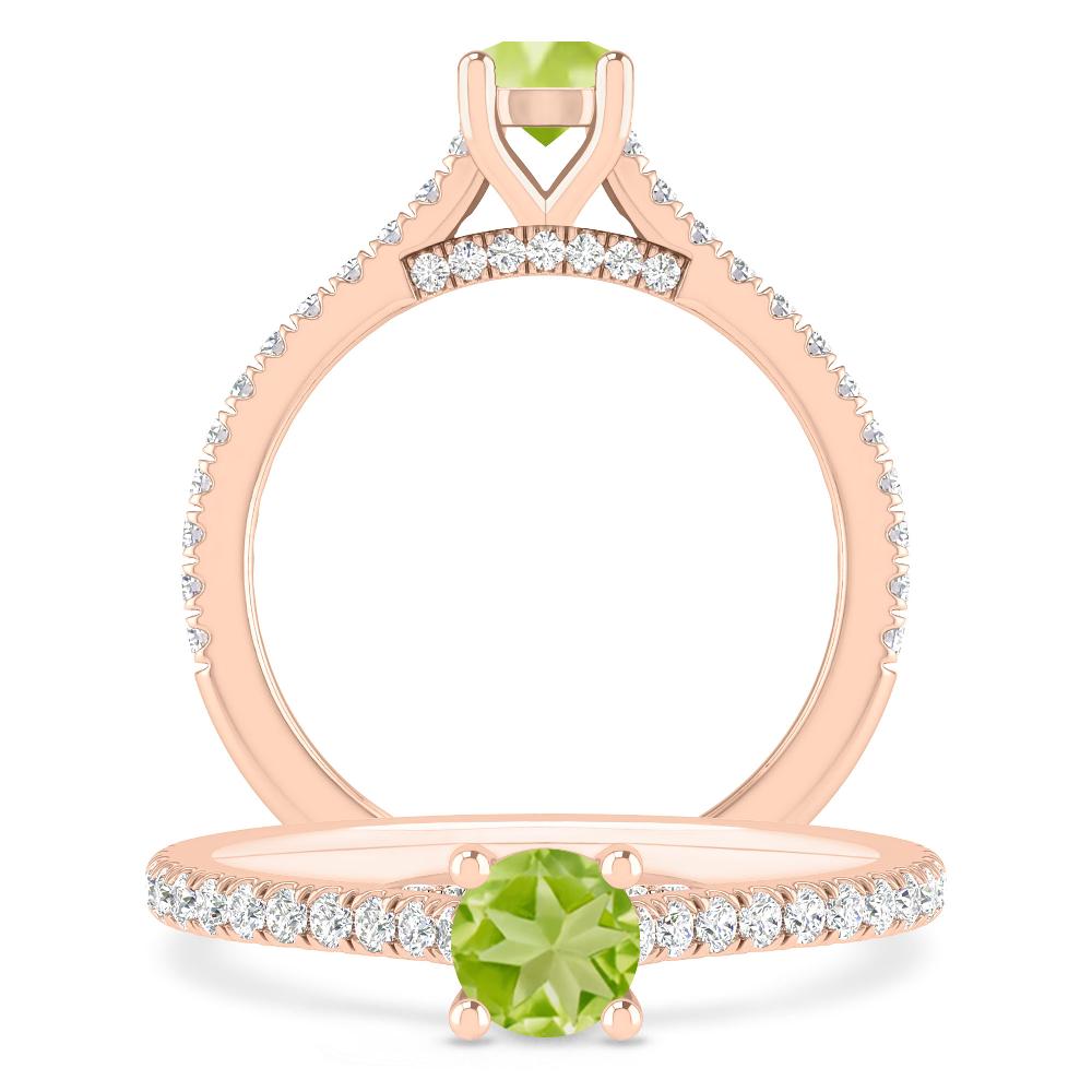 Rose Gold - Peridot