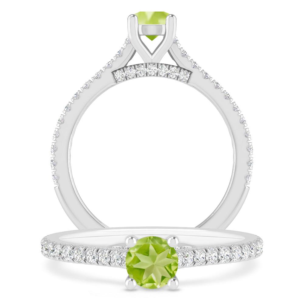 White Gold - Peridot