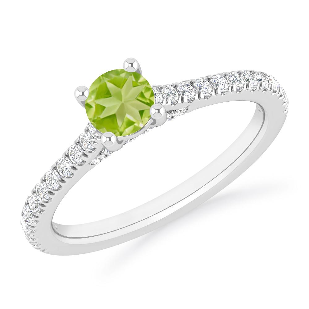 White Gold - Peridot