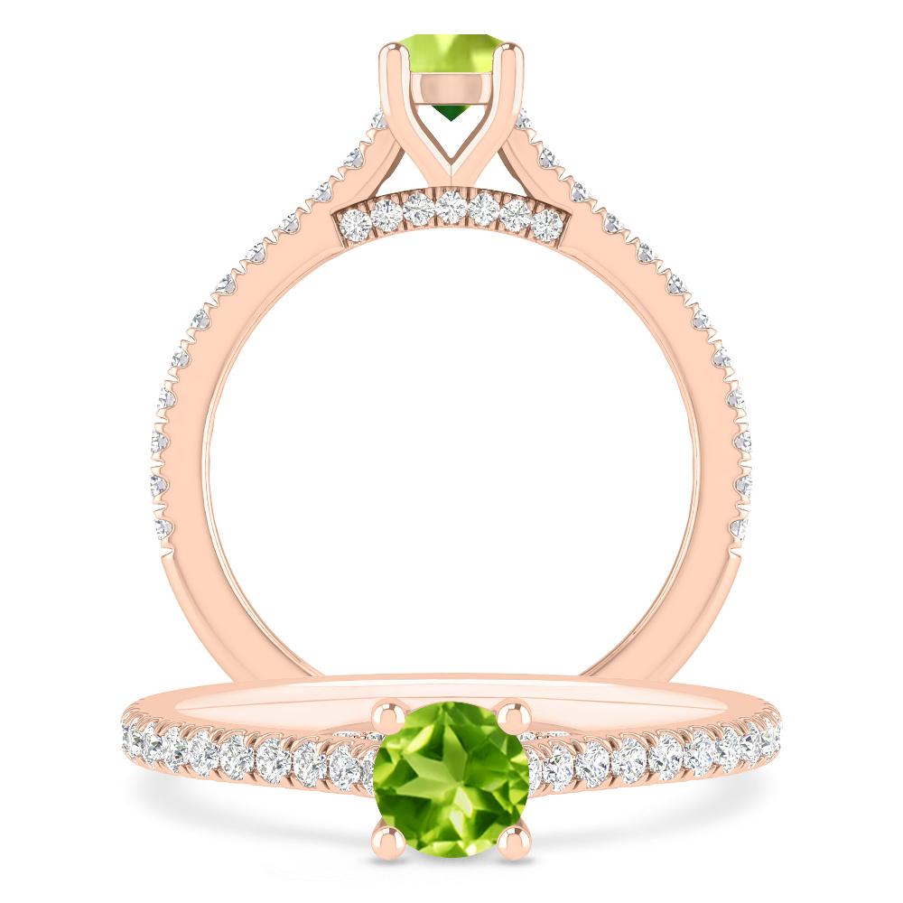 Rose Gold - Peridot