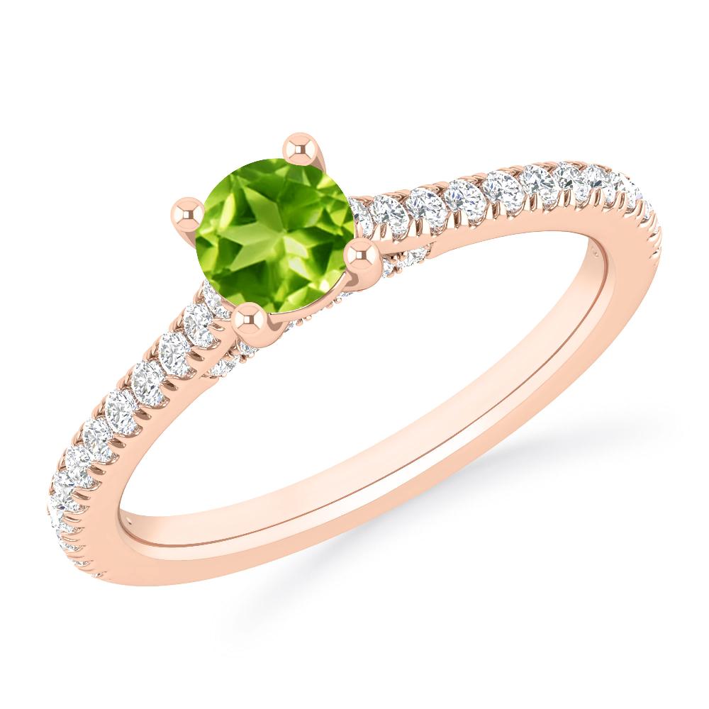 Rose Gold - Peridot