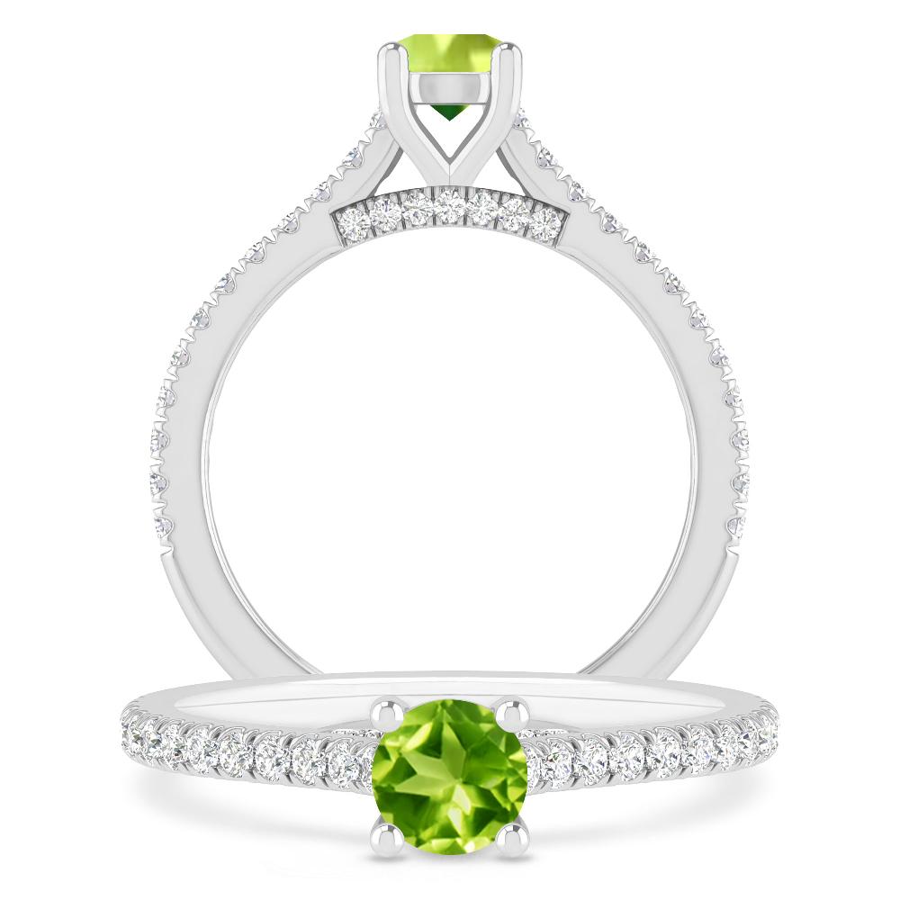 White Gold - Peridot