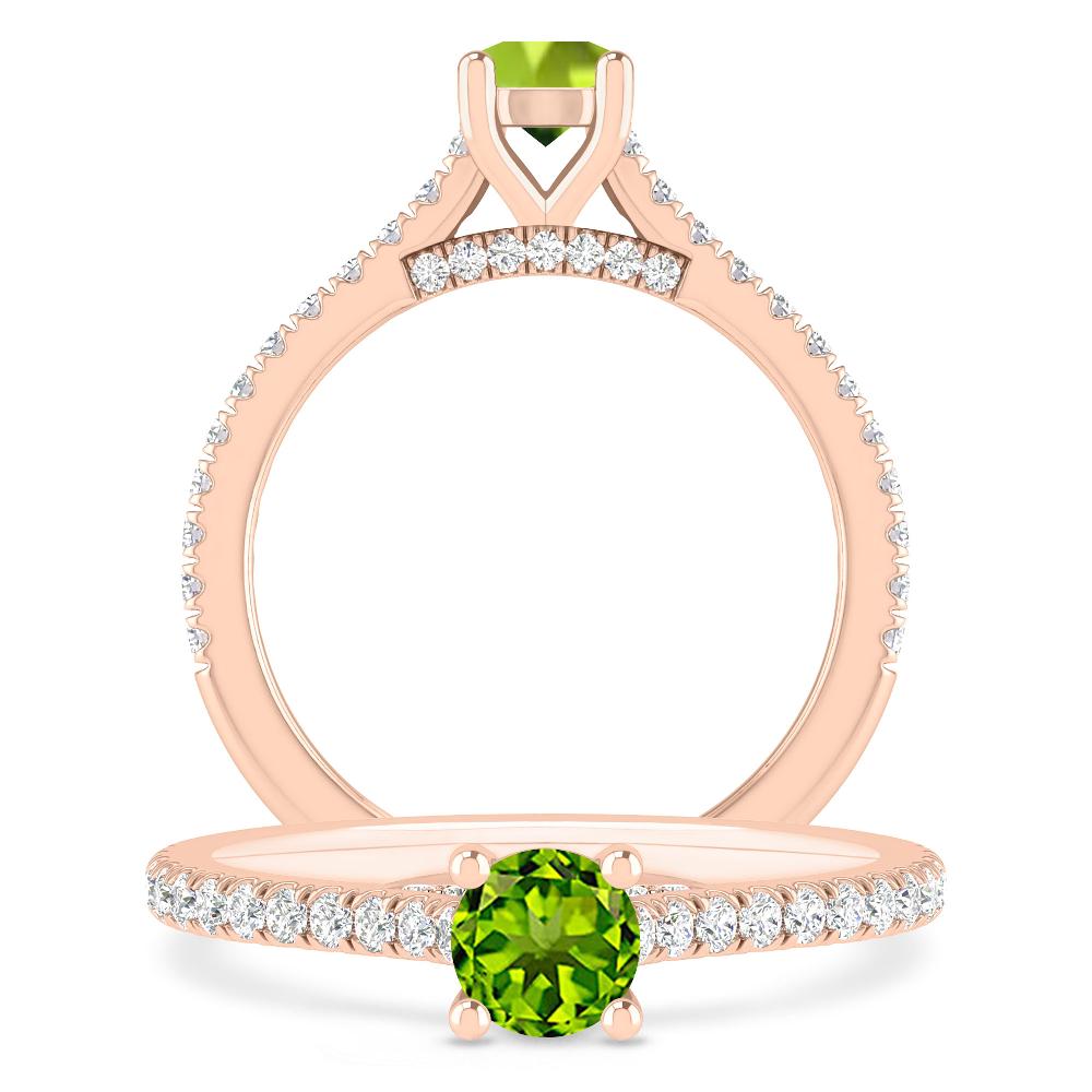 Rose Gold - Peridot