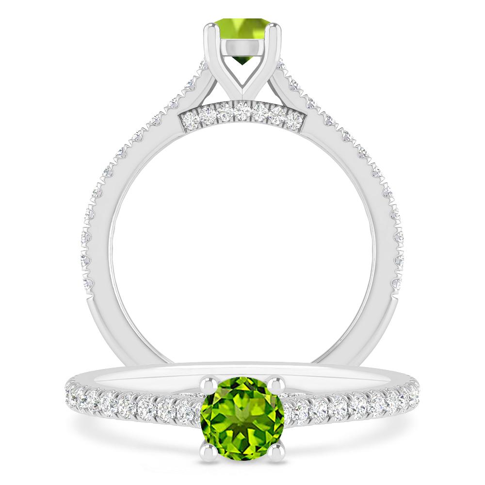 White Gold - Peridot