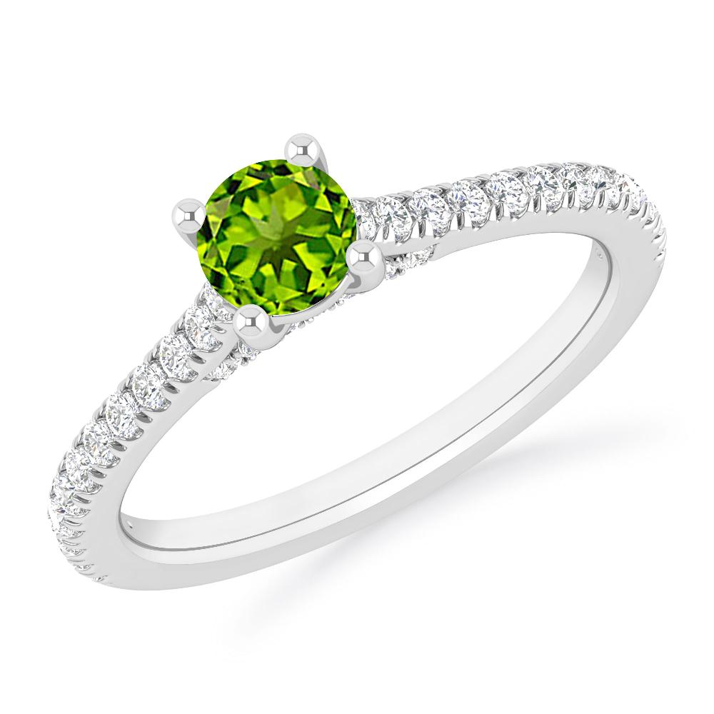 White Gold - Peridot