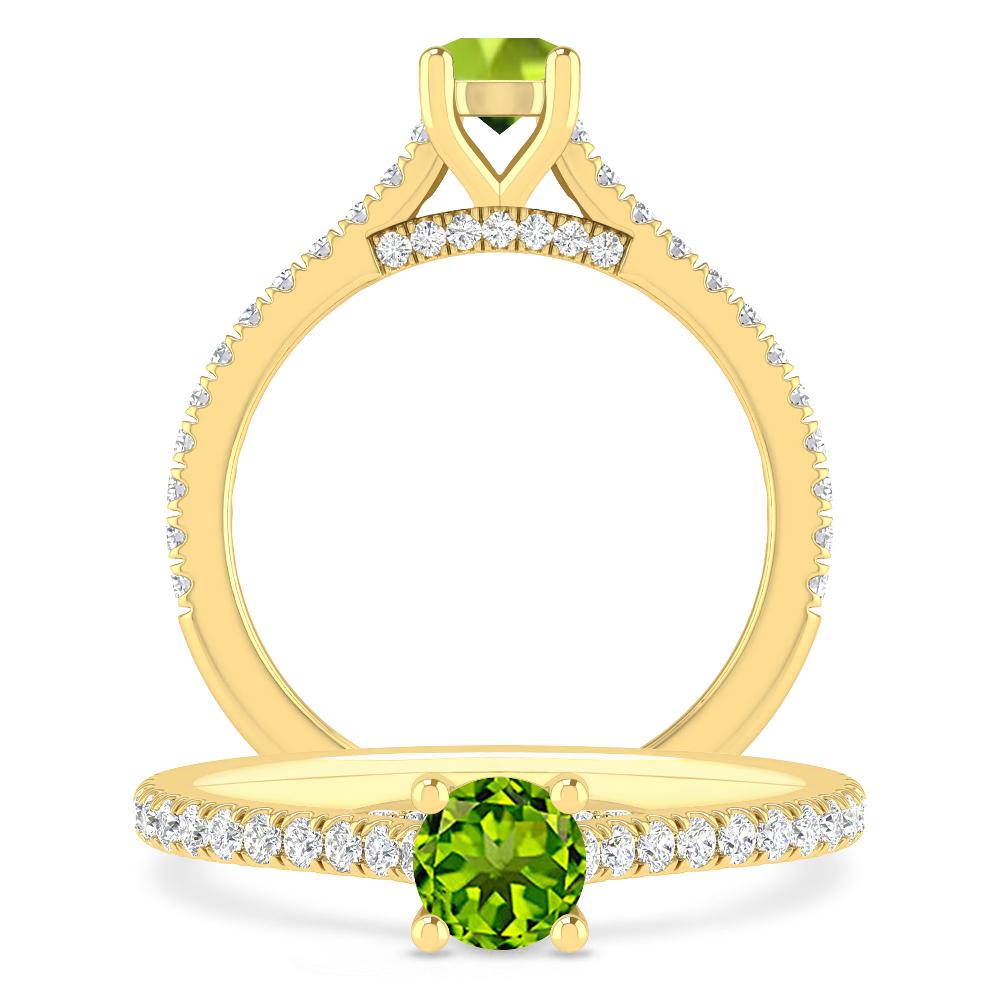 Yellow Gold - Peridot