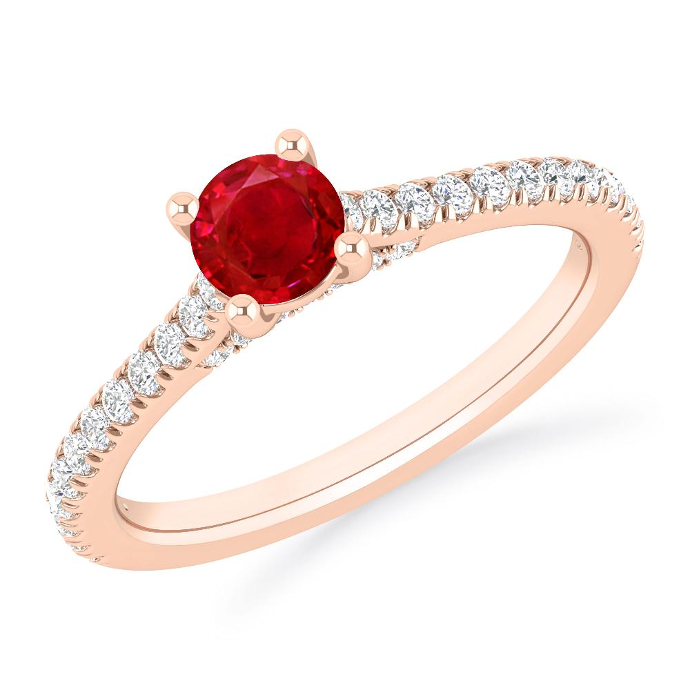 Rose Gold - Ruby