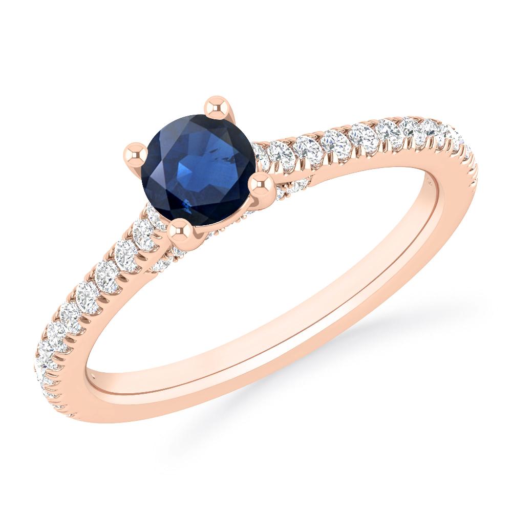 Rose Gold - Sapphire