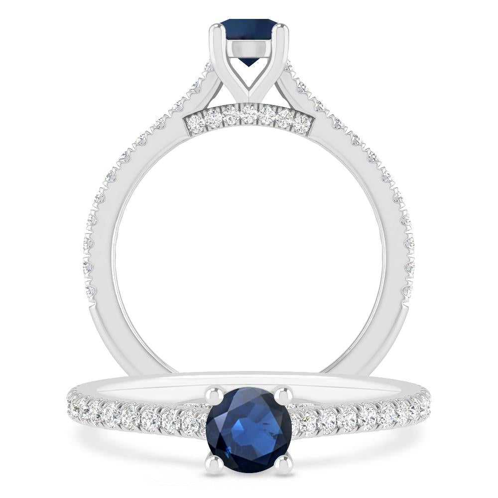 White Gold - Sapphire