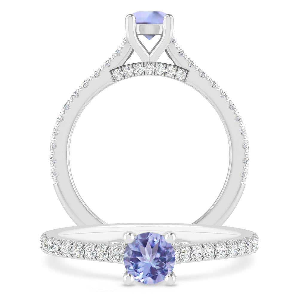 White Gold - Tanzanite