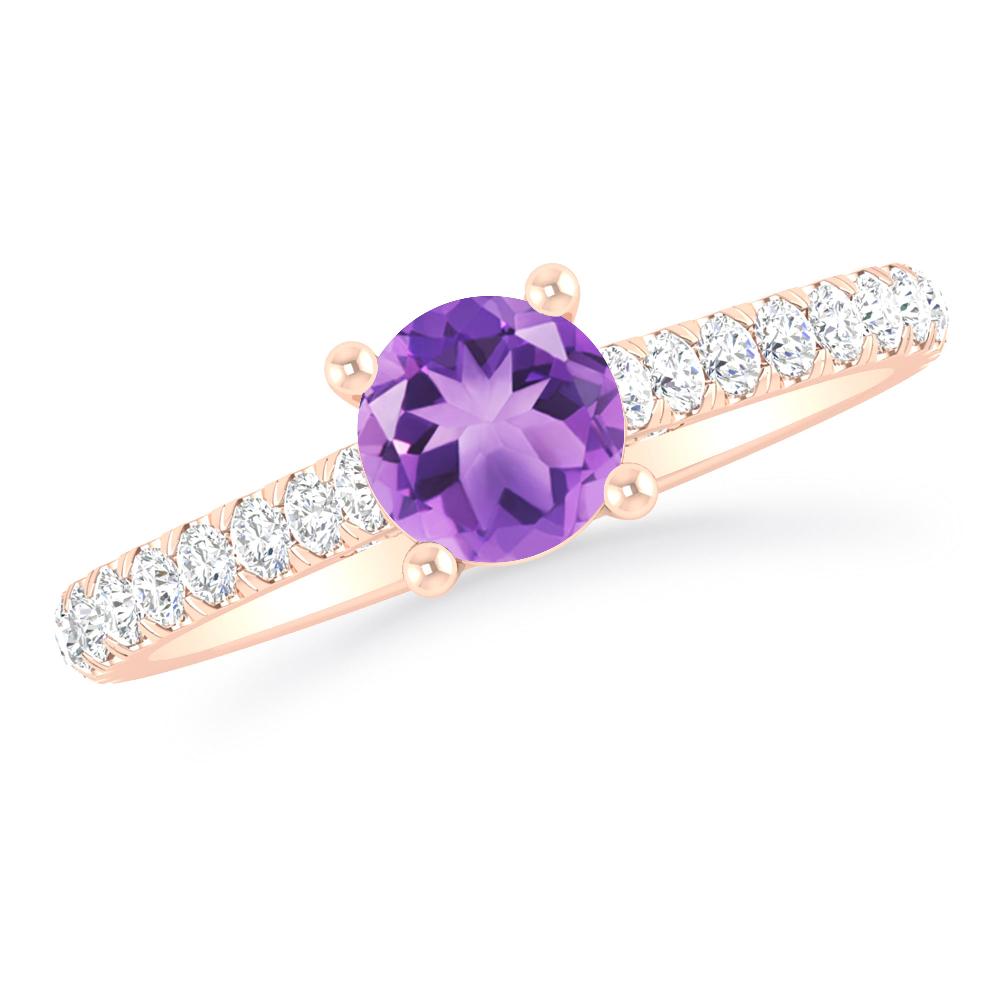 Rose Gold - Amethyst