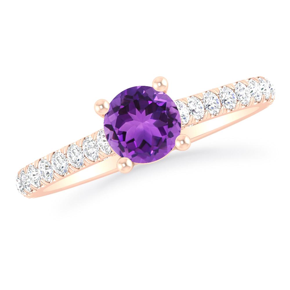 Rose Gold - Amethyst