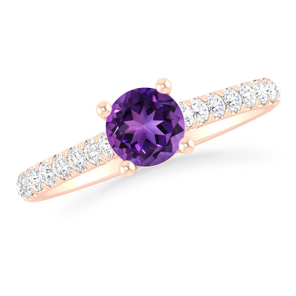 Rose Gold - Amethyst