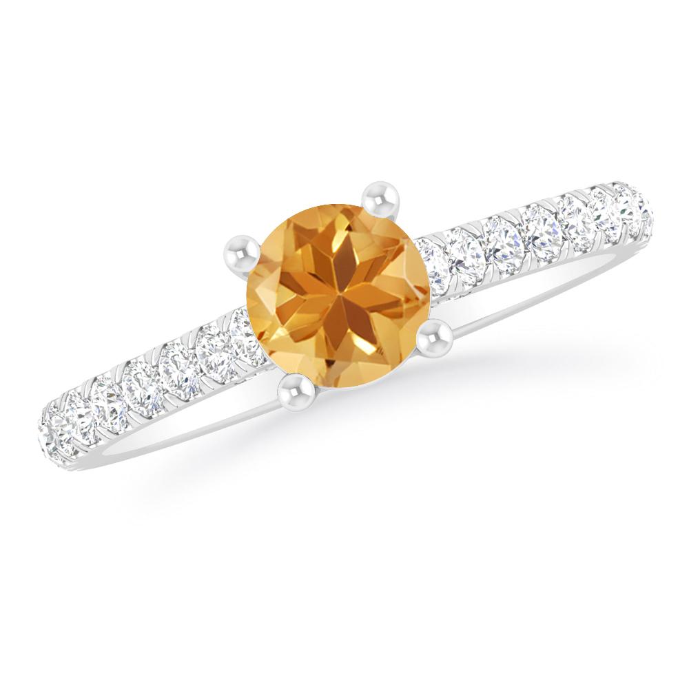 White Gold - Citrine