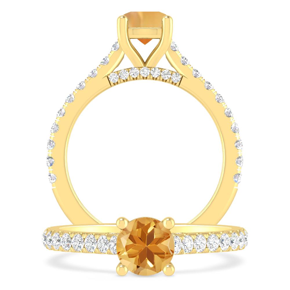 Yellow Gold - Citrine