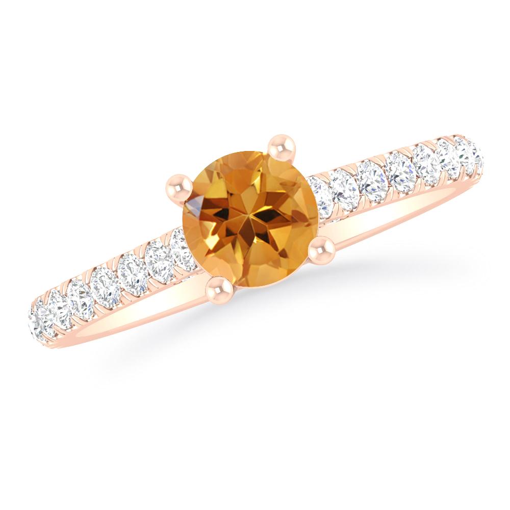 Rose Gold - Citrine