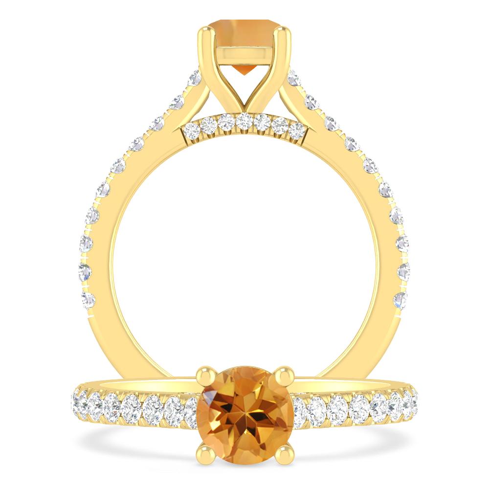 Yellow Gold - Citrine