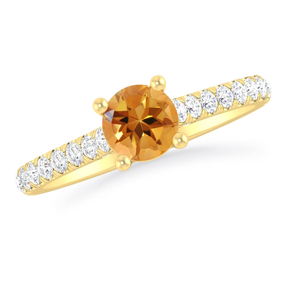 Yellow Gold - Citrine