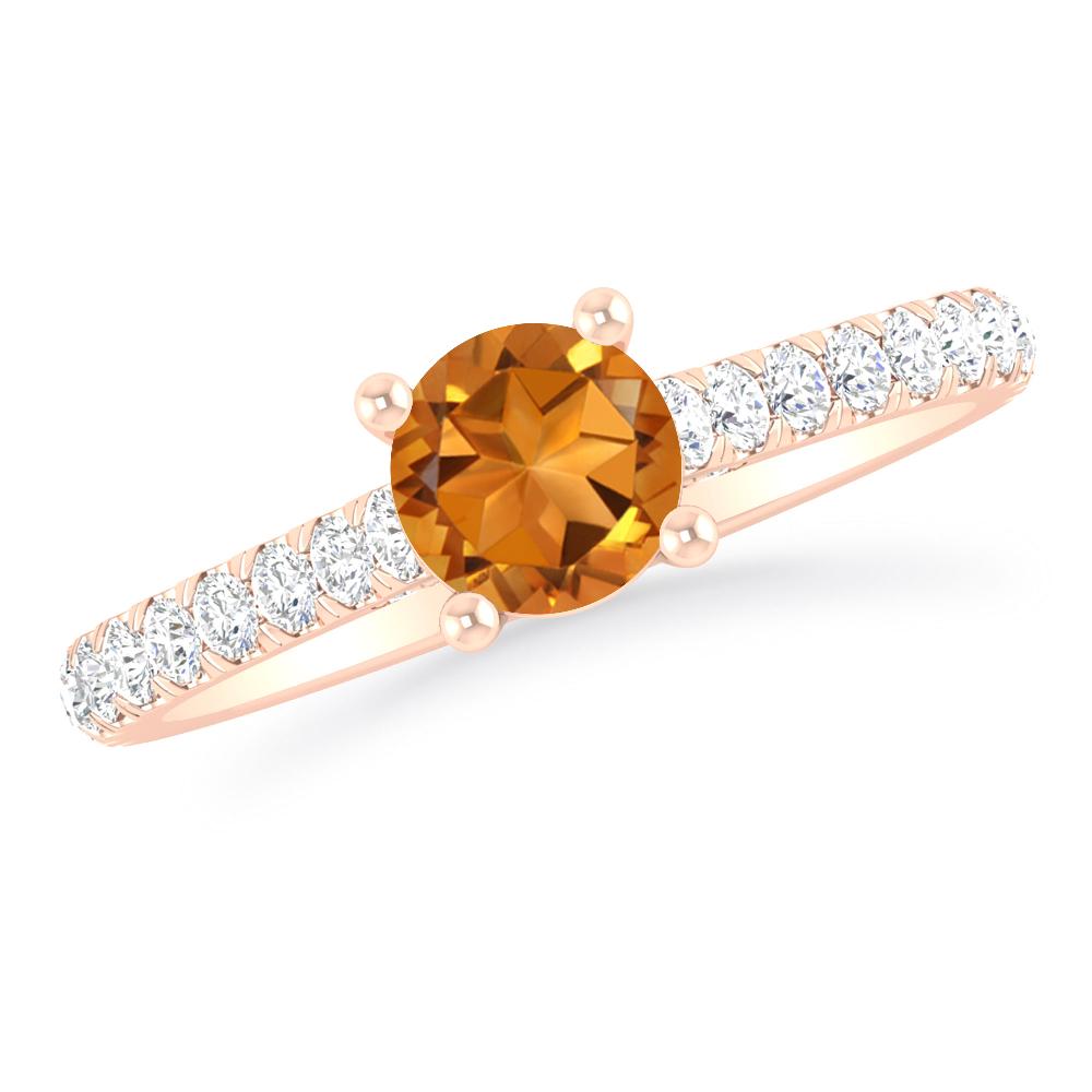 Rose Gold - Citrine