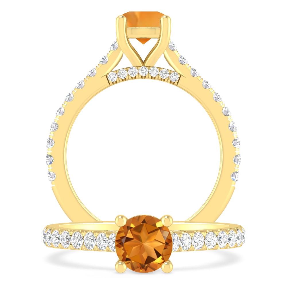 Yellow Gold - Citrine