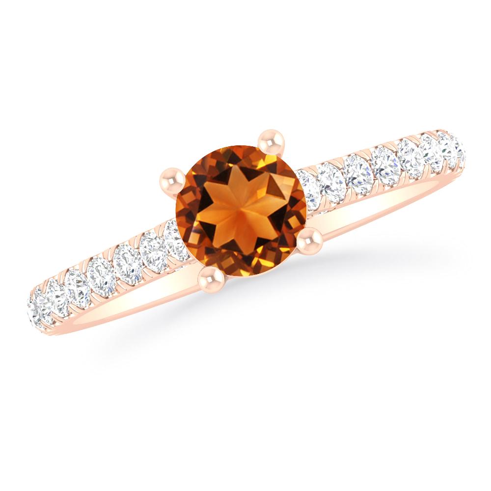 Rose Gold - Citrine