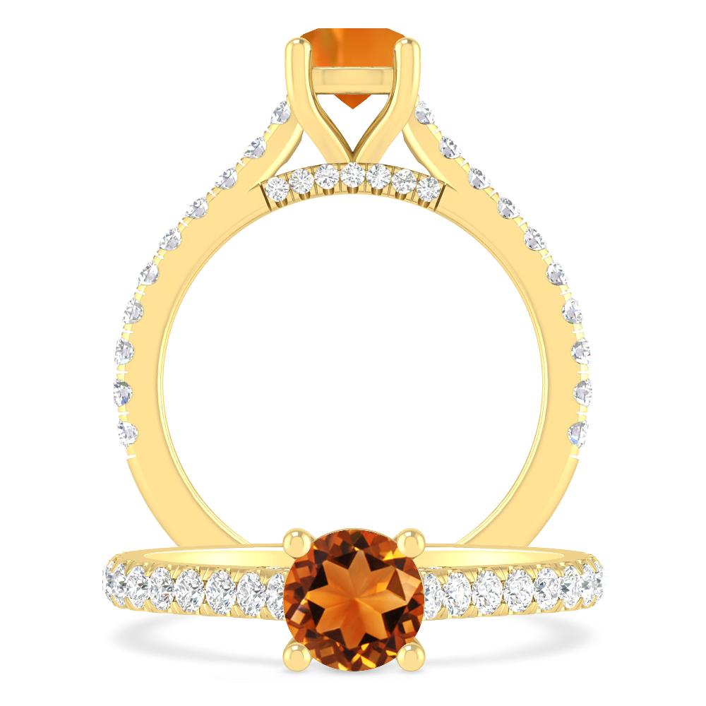 Yellow Gold - Citrine