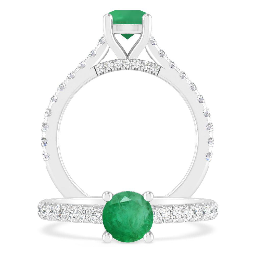 White Gold - Emerald