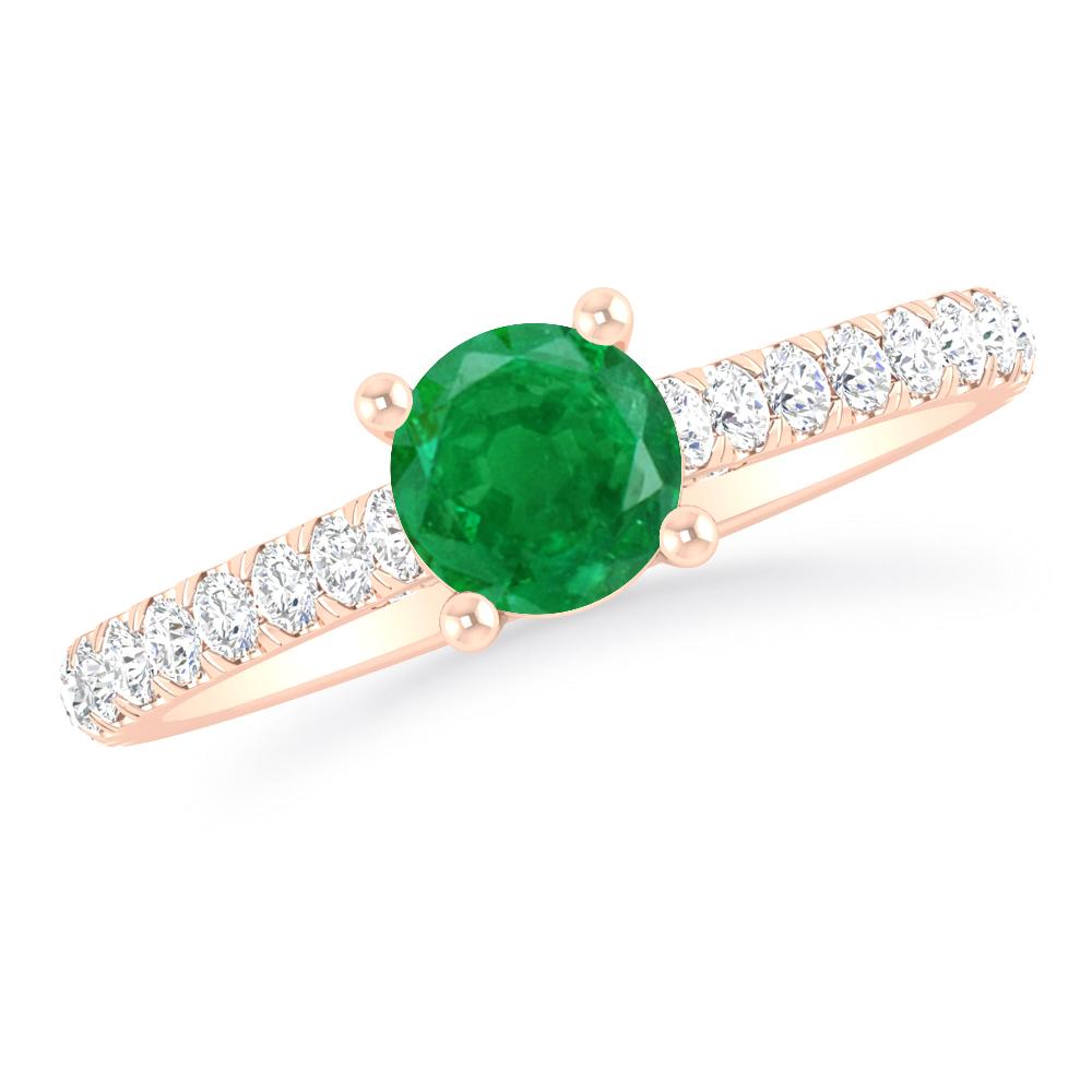 Rose Gold - Emerald