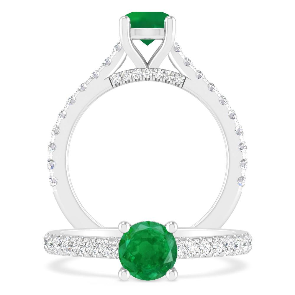 White Gold - Emerald