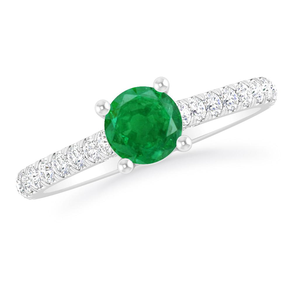 White Gold - Emerald