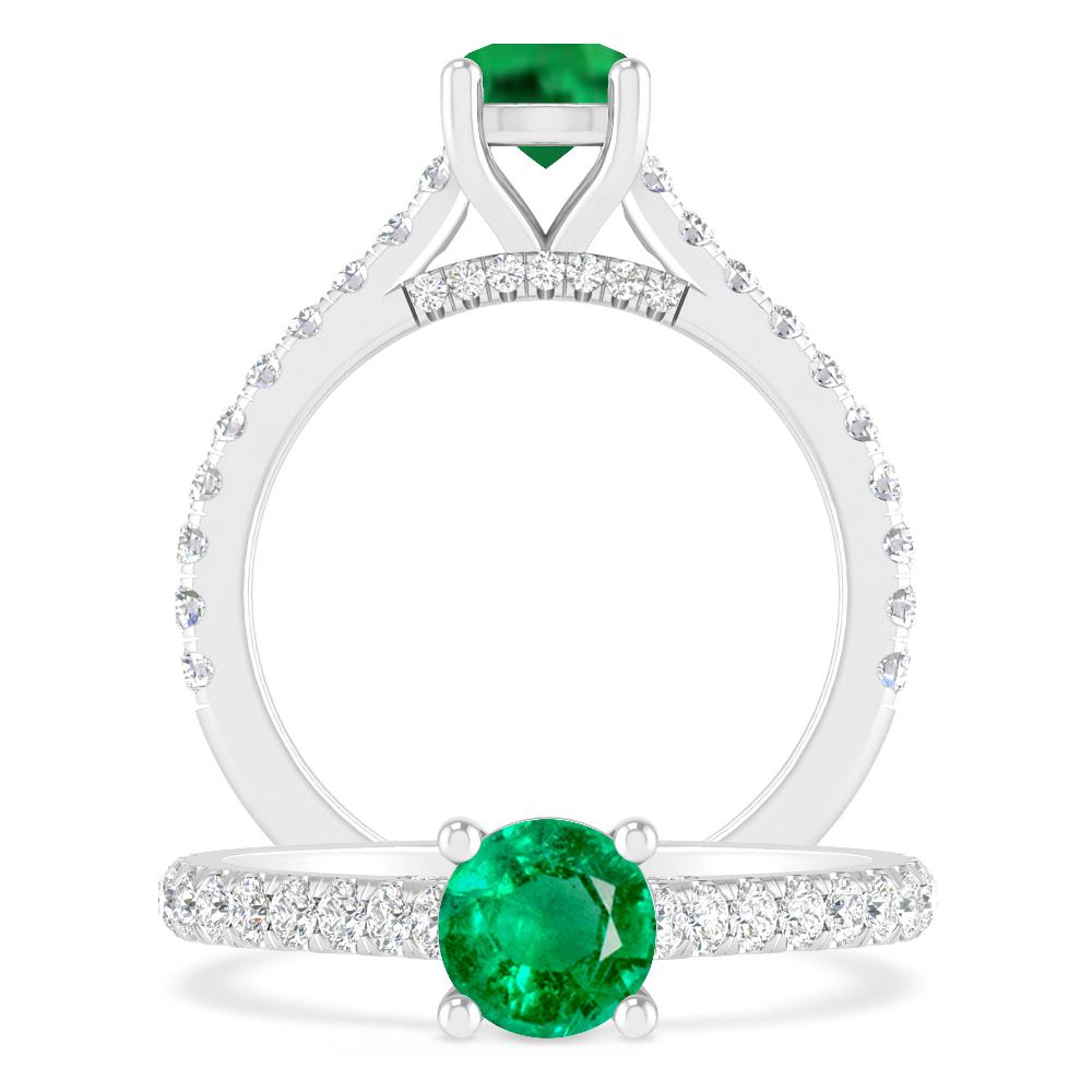 White Gold - Emerald