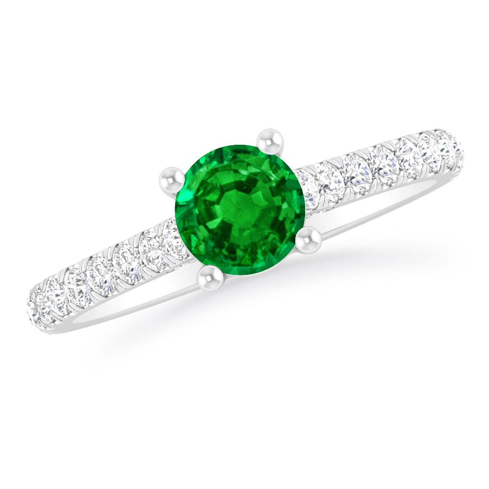 White Gold - Emerald