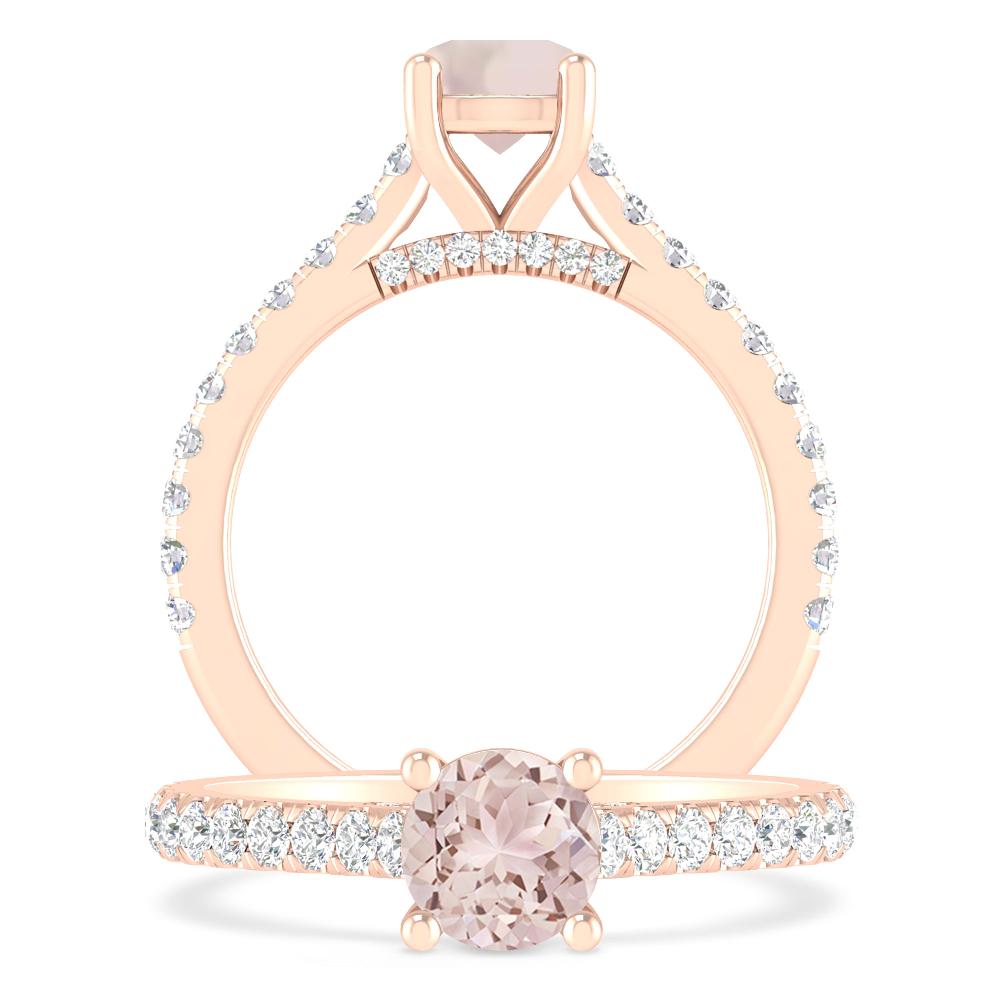 Rose Gold - Morganite