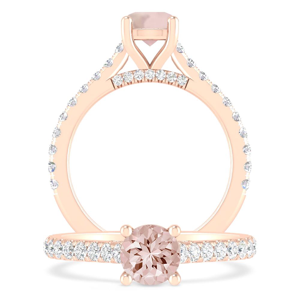 Rose Gold - Morganite